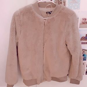 adorable kids fuzzy coat